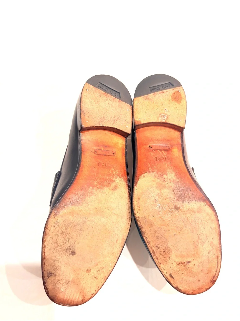 GUCCI Men’s 1953 Horsebit Black Loafers 11 Made in Italy